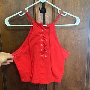 🌸 Tie back crop top